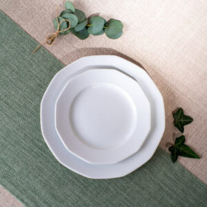 Assiette Tradition Octogonale Diamètre 19,5CM ADRO45 et 26CM APRO33
