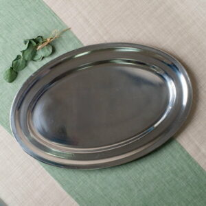 Plan inox ovale 45 cm