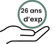 26 ans d'expérience 26 ans d'expérience
