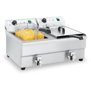 Friteuse double bac 2 x 12 L