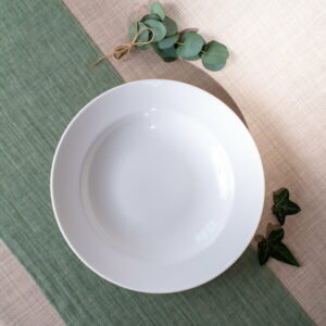 ASSIETTE PORCELAINE CREUSE 30 CM ACRT35