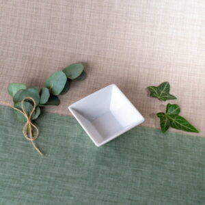 COUPELLE CARREE 9X9CM PORCELAINE COUPC