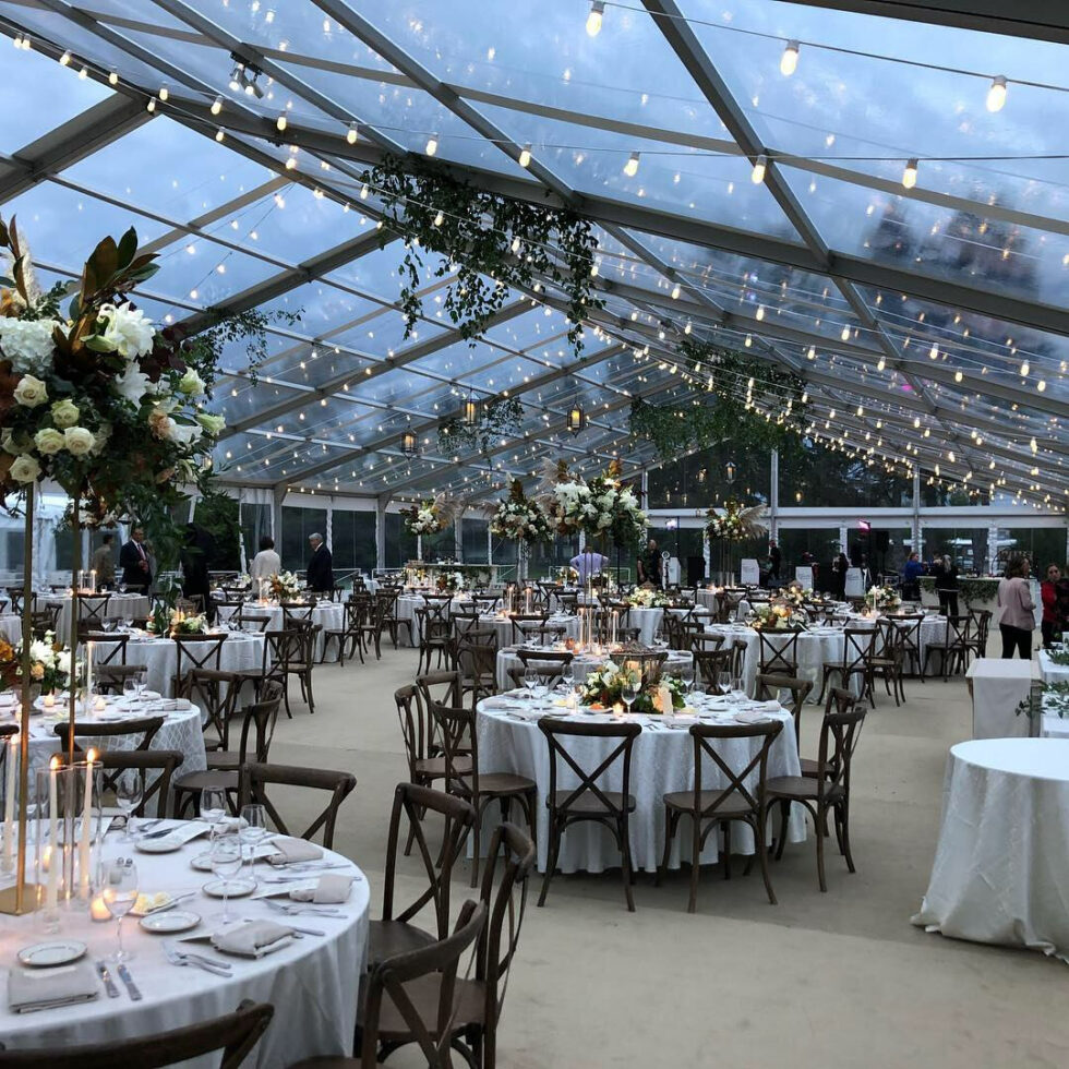 Structure cristal avec mobilier et décoration