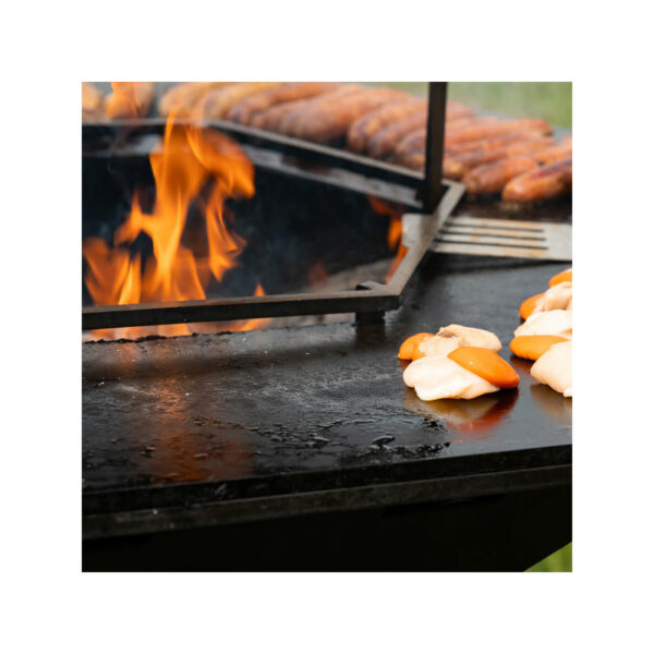 Brasero plancha hexagone festin 105 cm Corten – Image 6