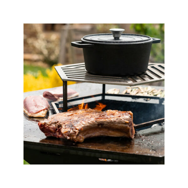 Brasero plancha hexagone festin 105 cm Corten – Image 5