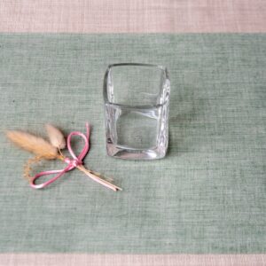 Verrine carrée en verre