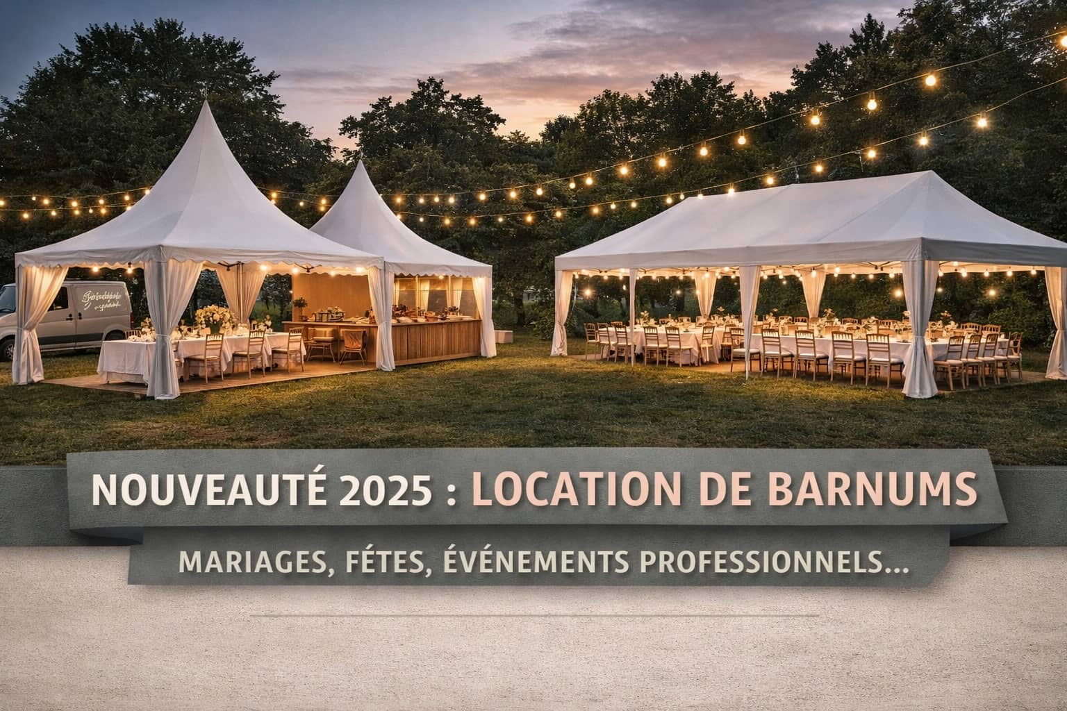 location de barnums Villefranche